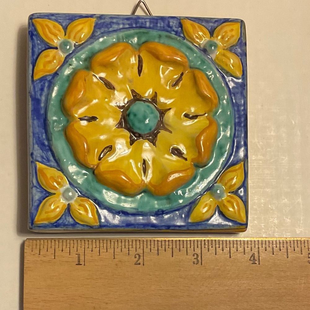 Italian Hand Painted Tile - Picture 7 of 8